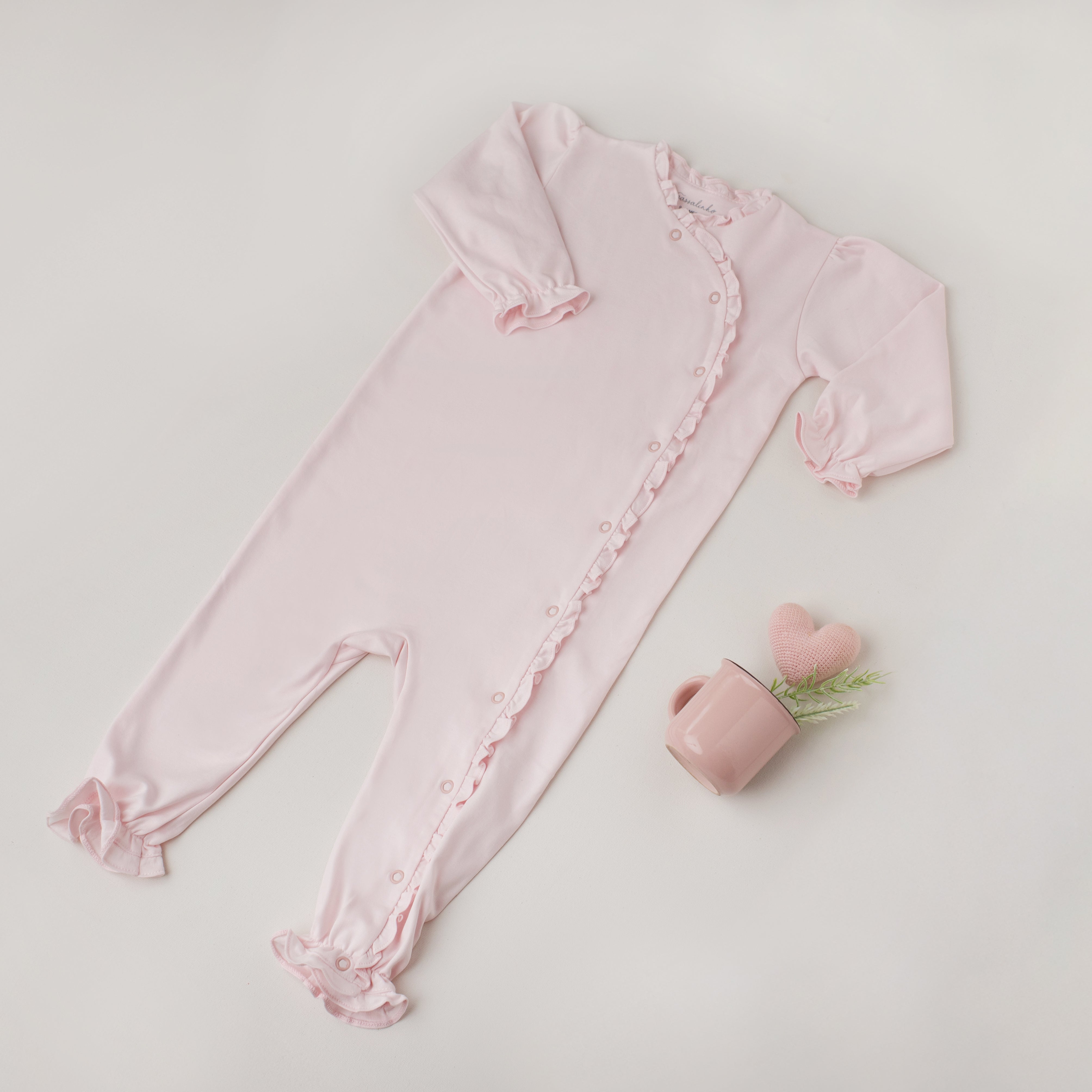 Macacão Sabiá Rosa Claro