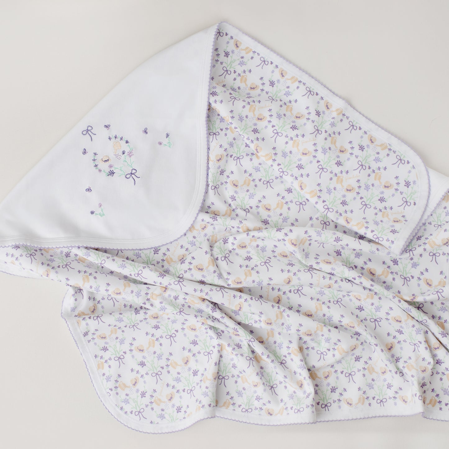 Manta Dupla Arara Campo de Lavanda