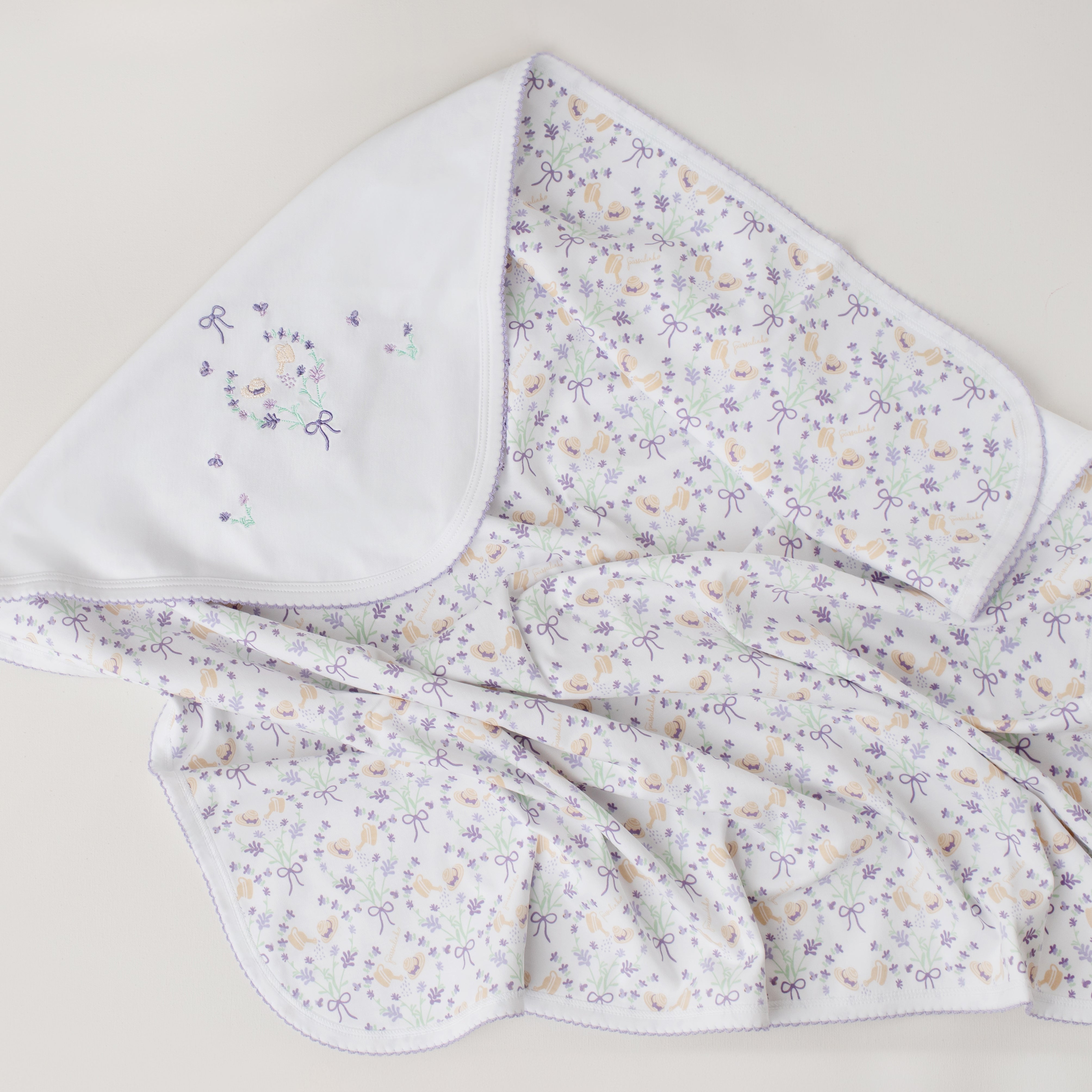 Manta Dupla Arara Campo de Lavanda