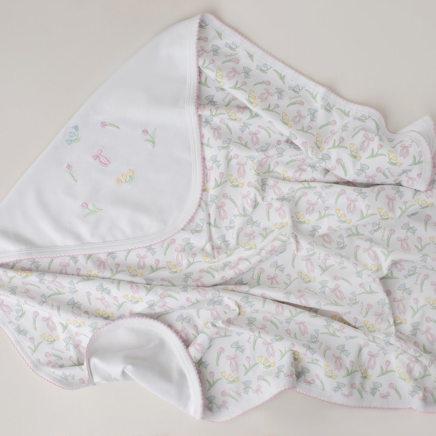 Manta Dupla Arara Tulipas