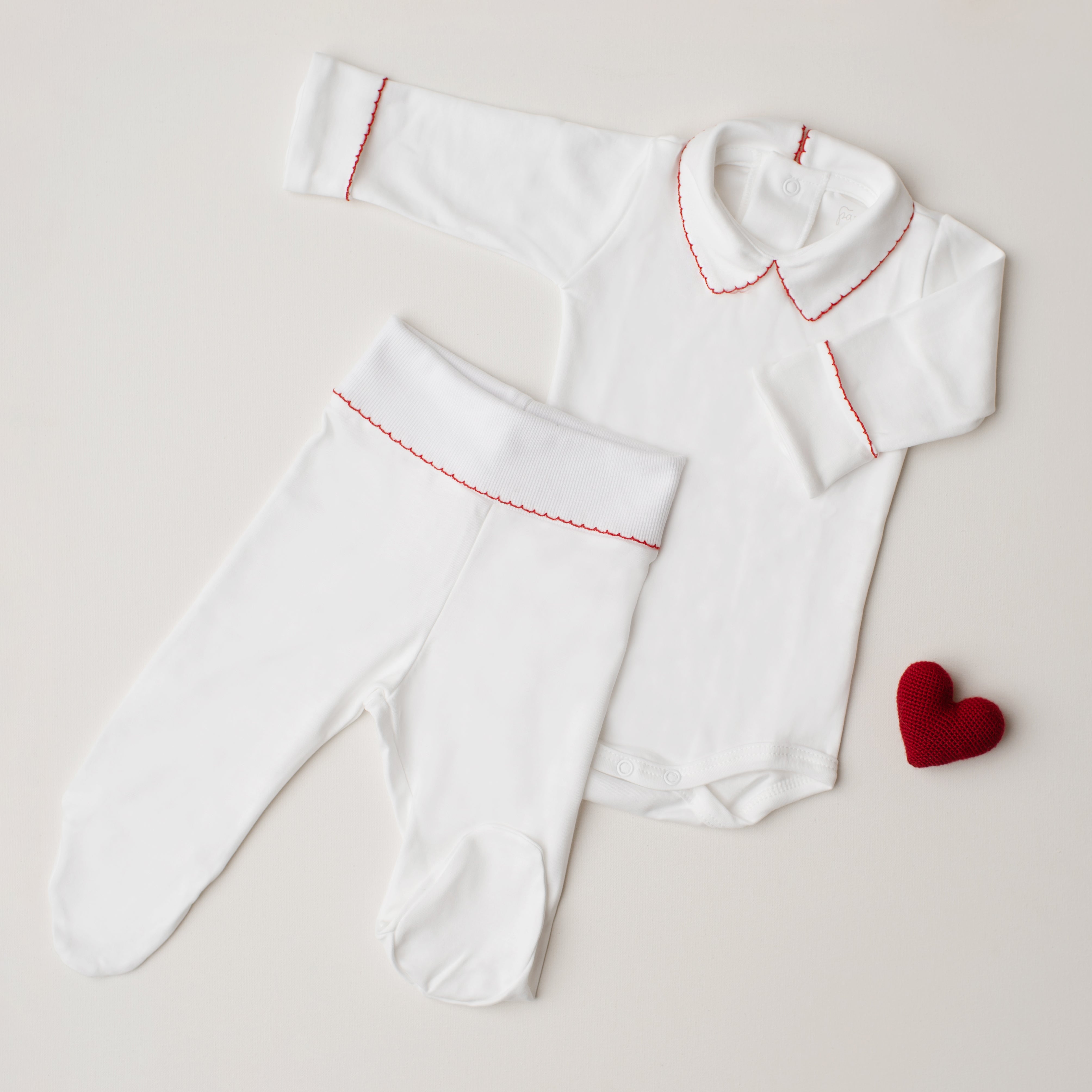 Conjunto Body Quero-Quero + Culote Yoga Vermelho