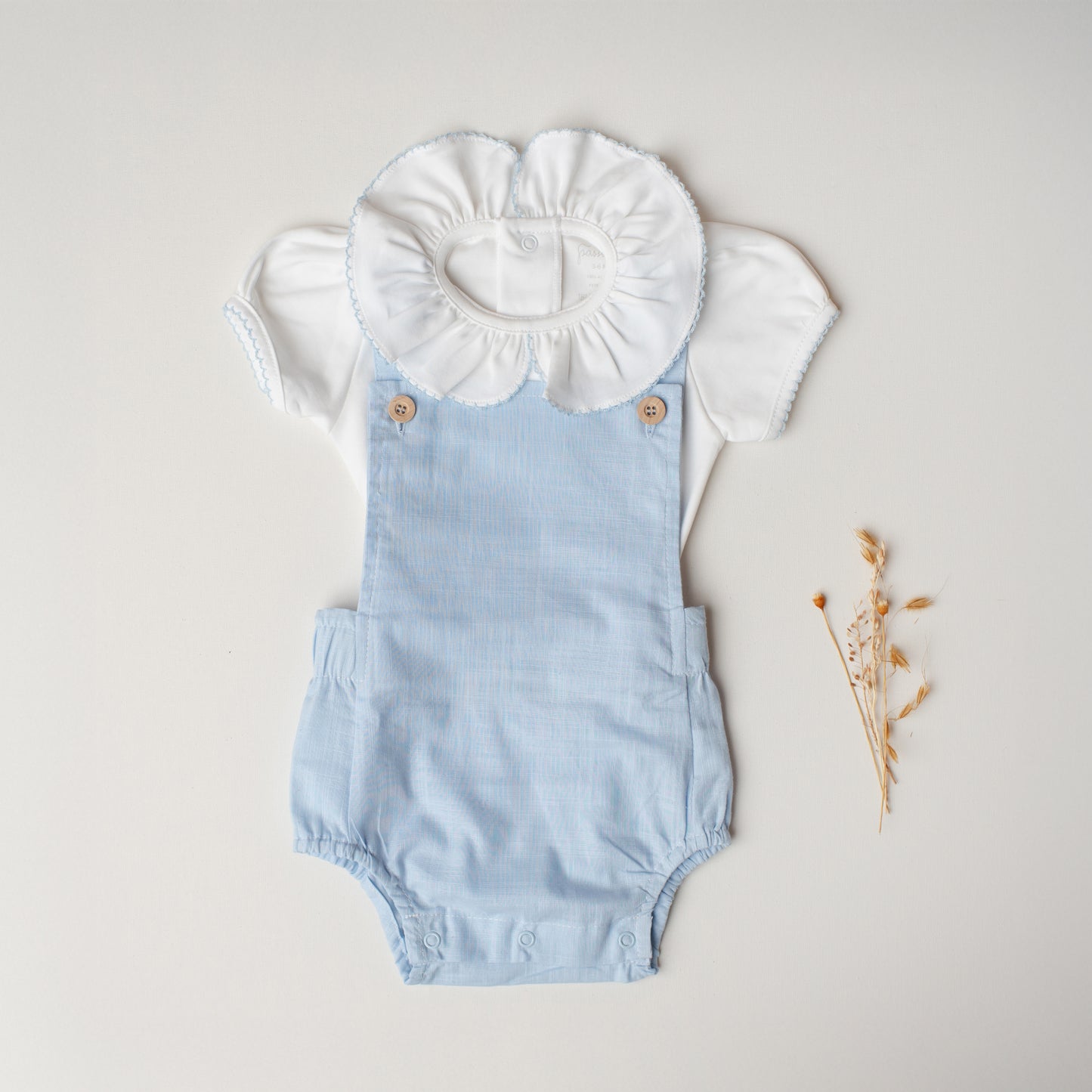 Conjunto Bloomer Beija-Flor Azul Claro