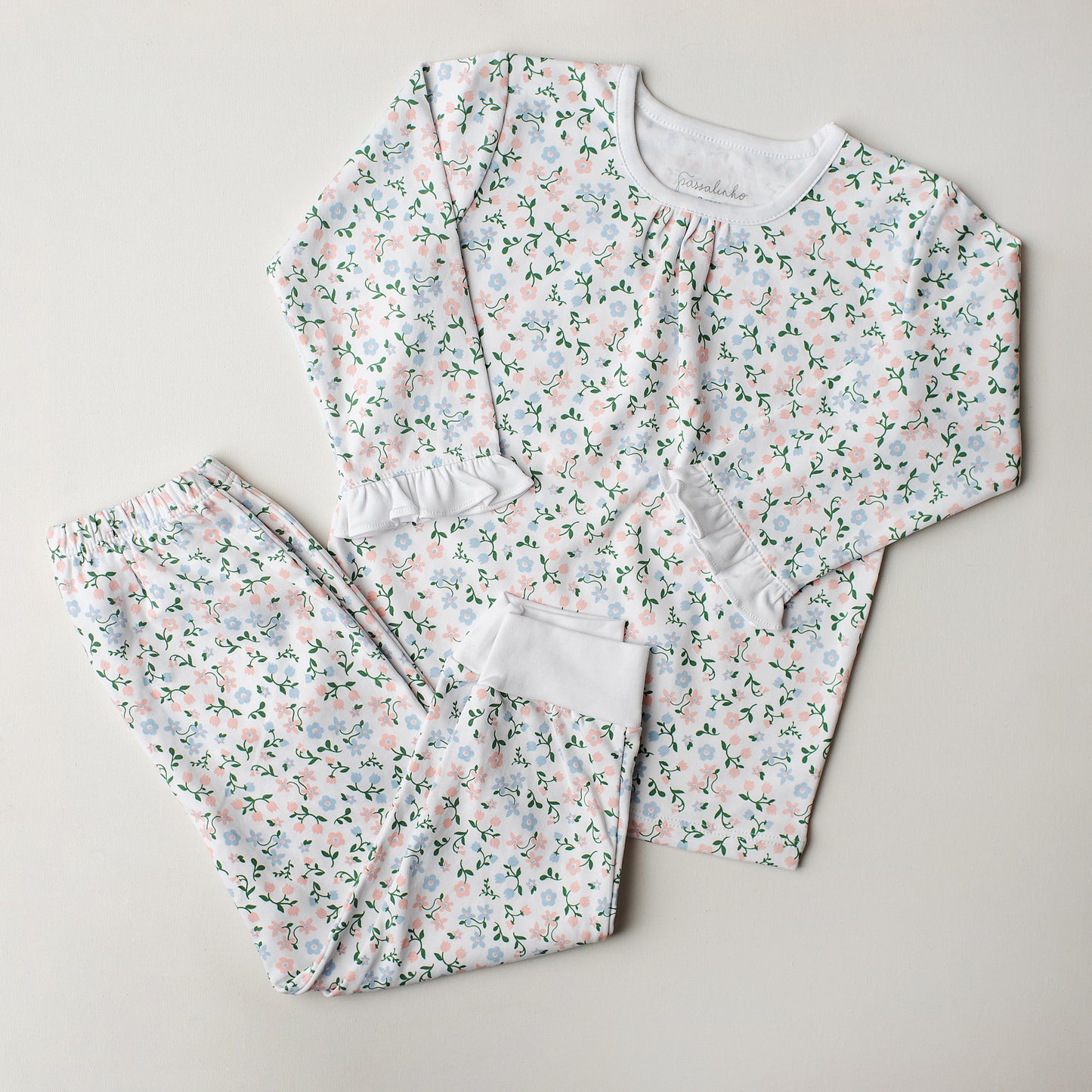 Pijama Calça e Blusa Arara Flores