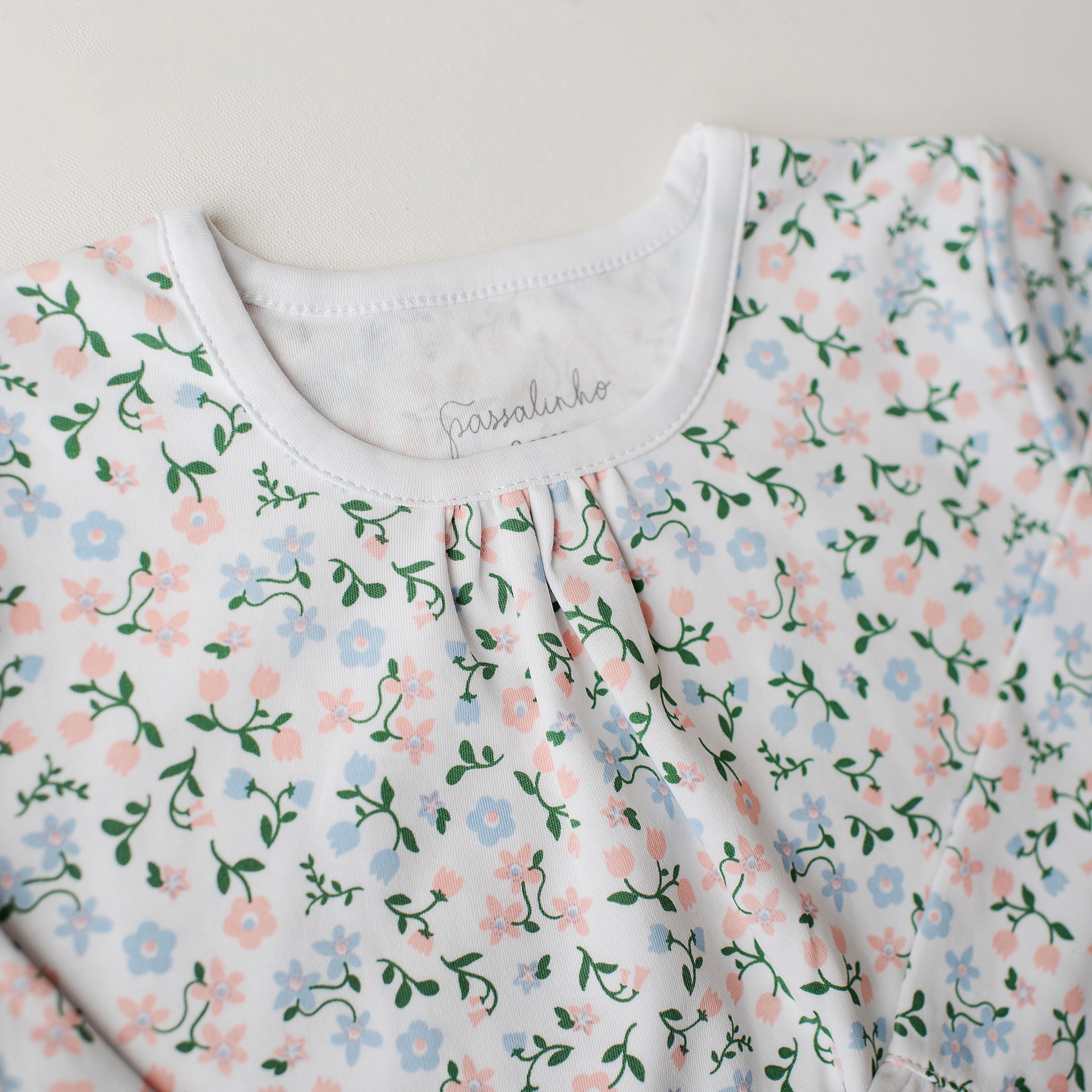 Pijama Calça e Blusa Arara Flores