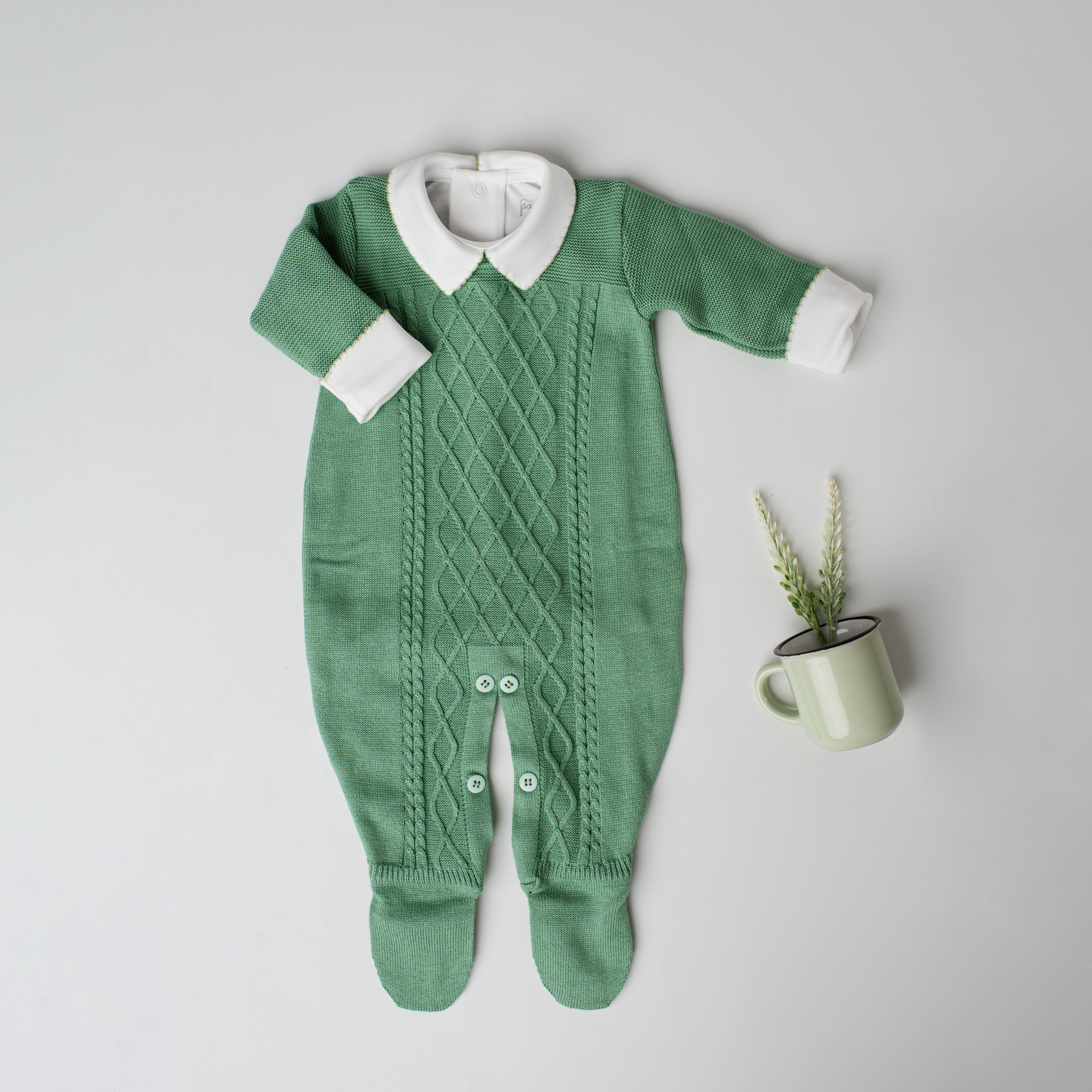 Saída de Maternidade Miudinho Verde