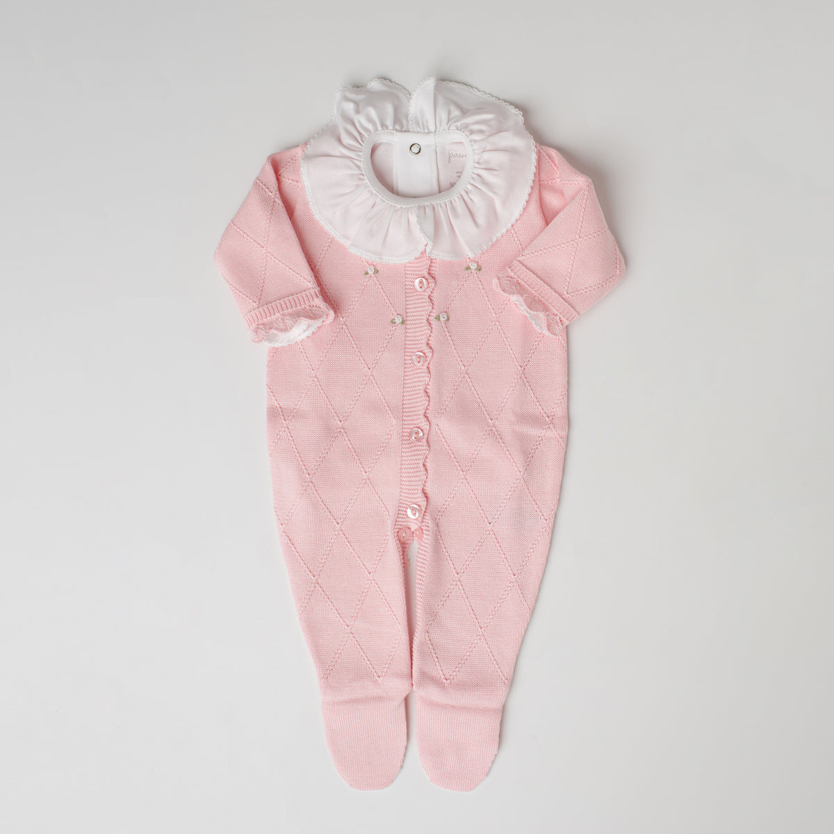 Saída de Maternidade Quebra Nozes Rosa