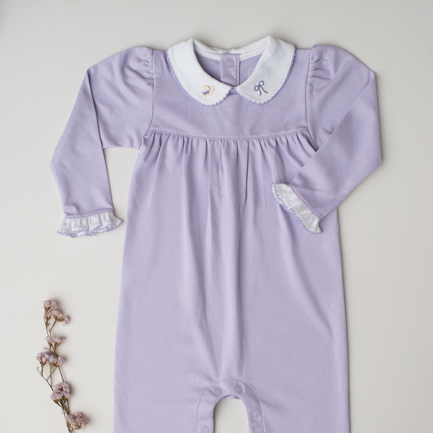 Macacão Garça Campo de Lavanda