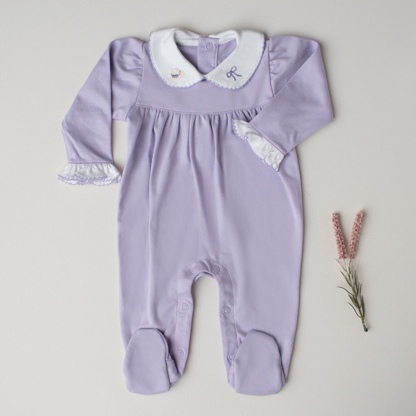 Macacão Garça Campo de Lavanda