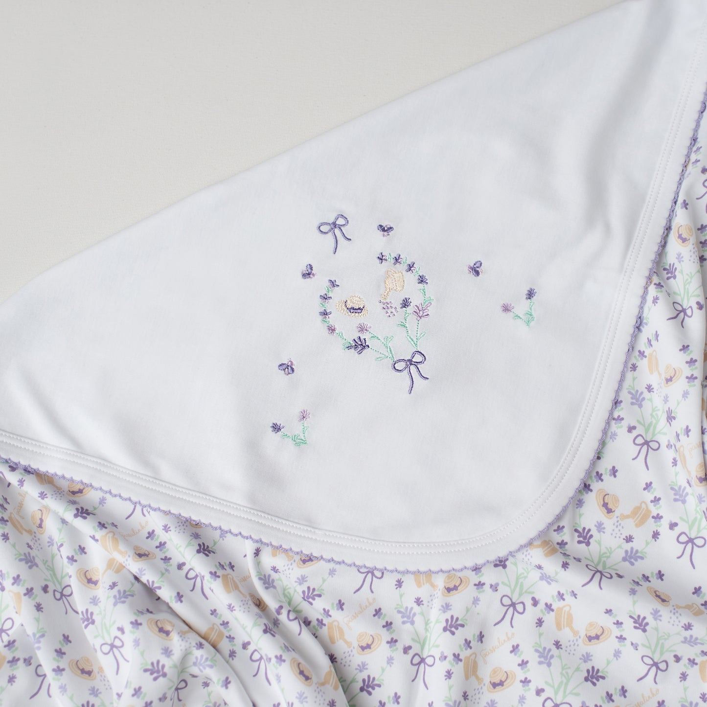 Manta Dupla Arara Campo de Lavanda