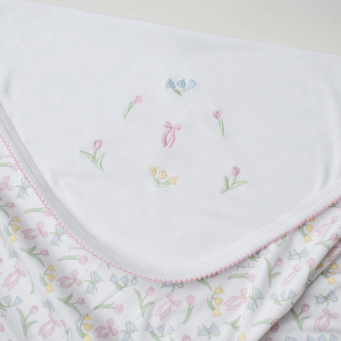 Manta Dupla Arara Tulipas