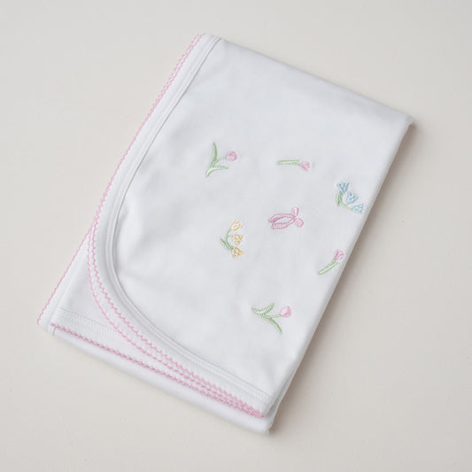 Manta Dupla Arara Tulipas