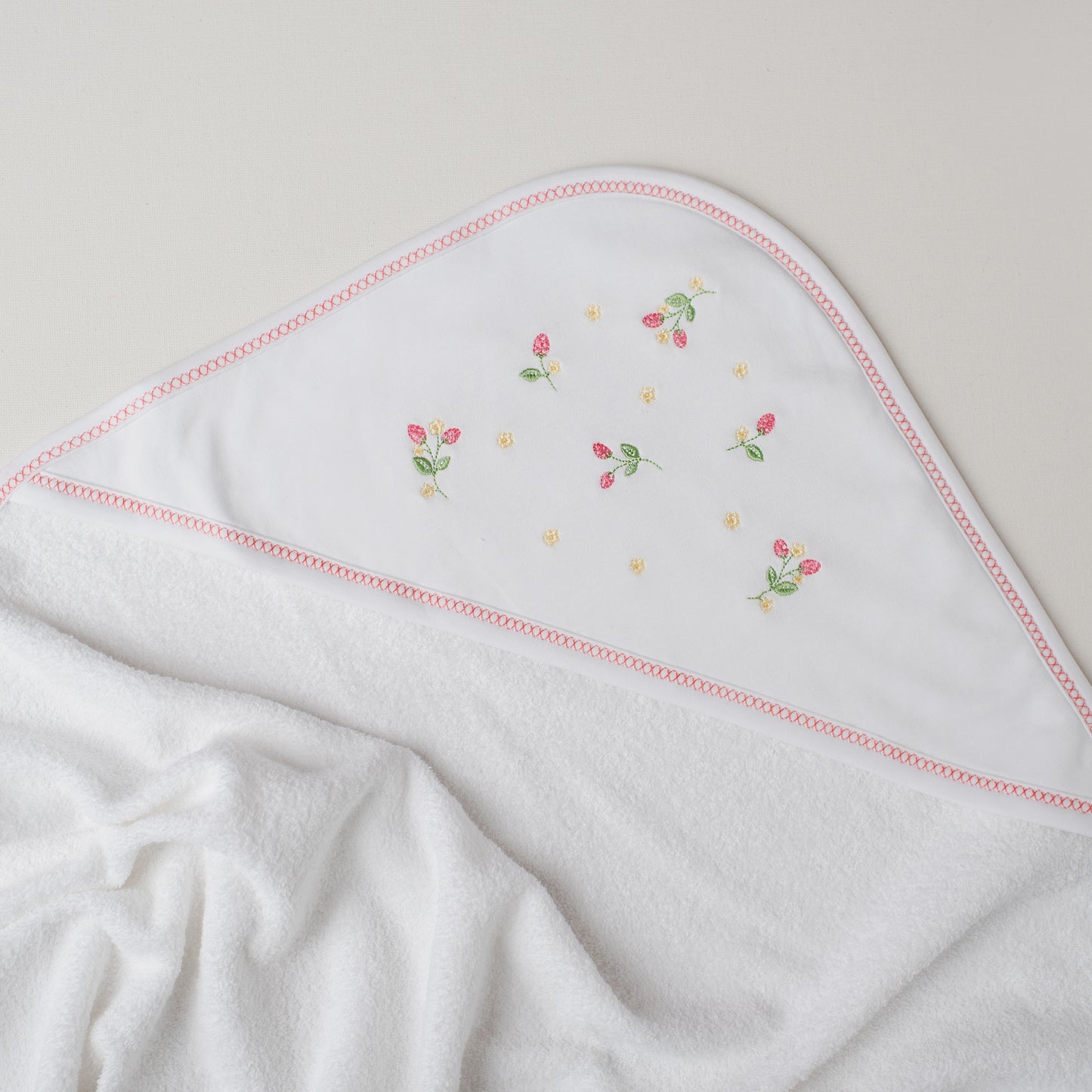 Toalha Felpa Algodão Pima Moranguinhos