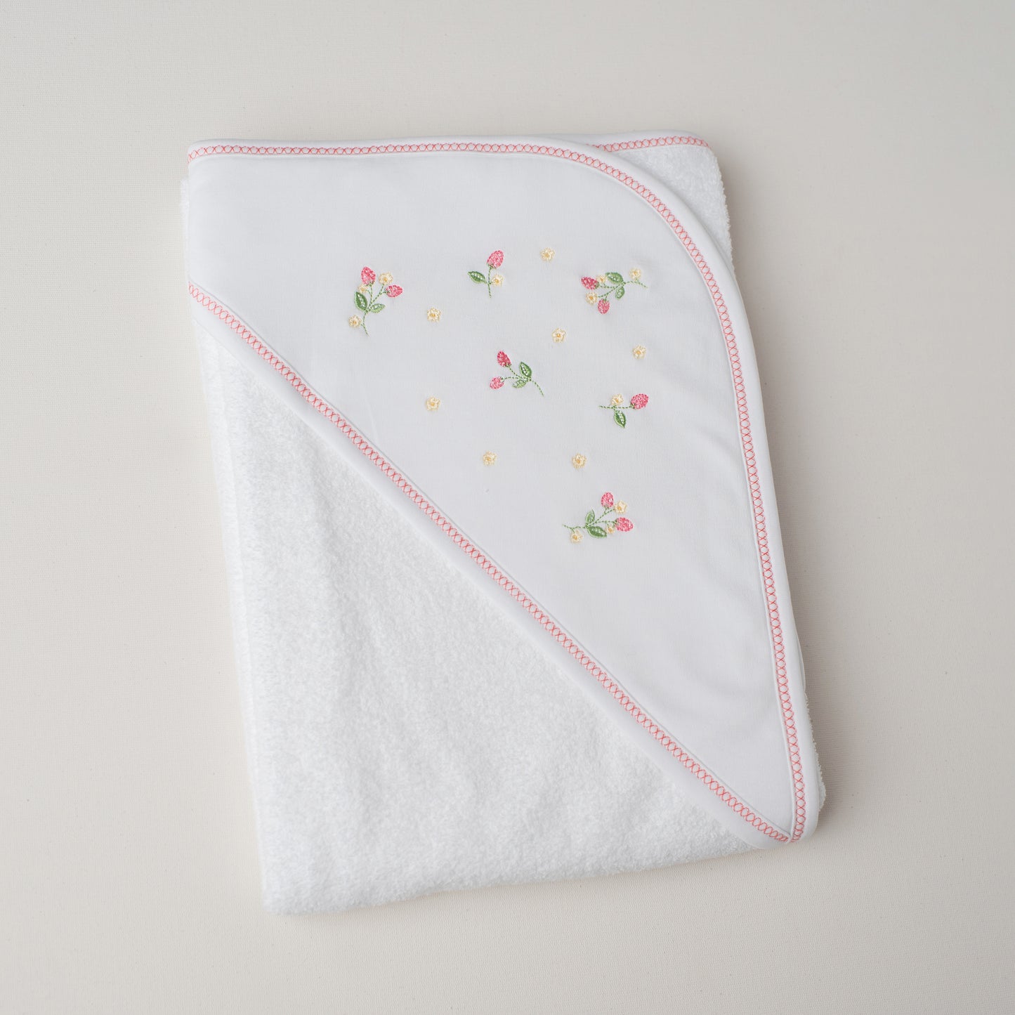 Toalha Felpa Algodão Pima Moranguinhos