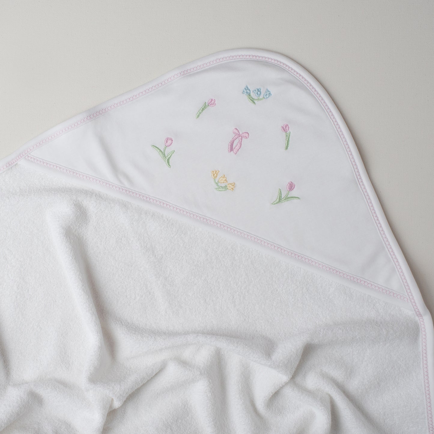 Toalha Felpa Algodão Pima Tulipas