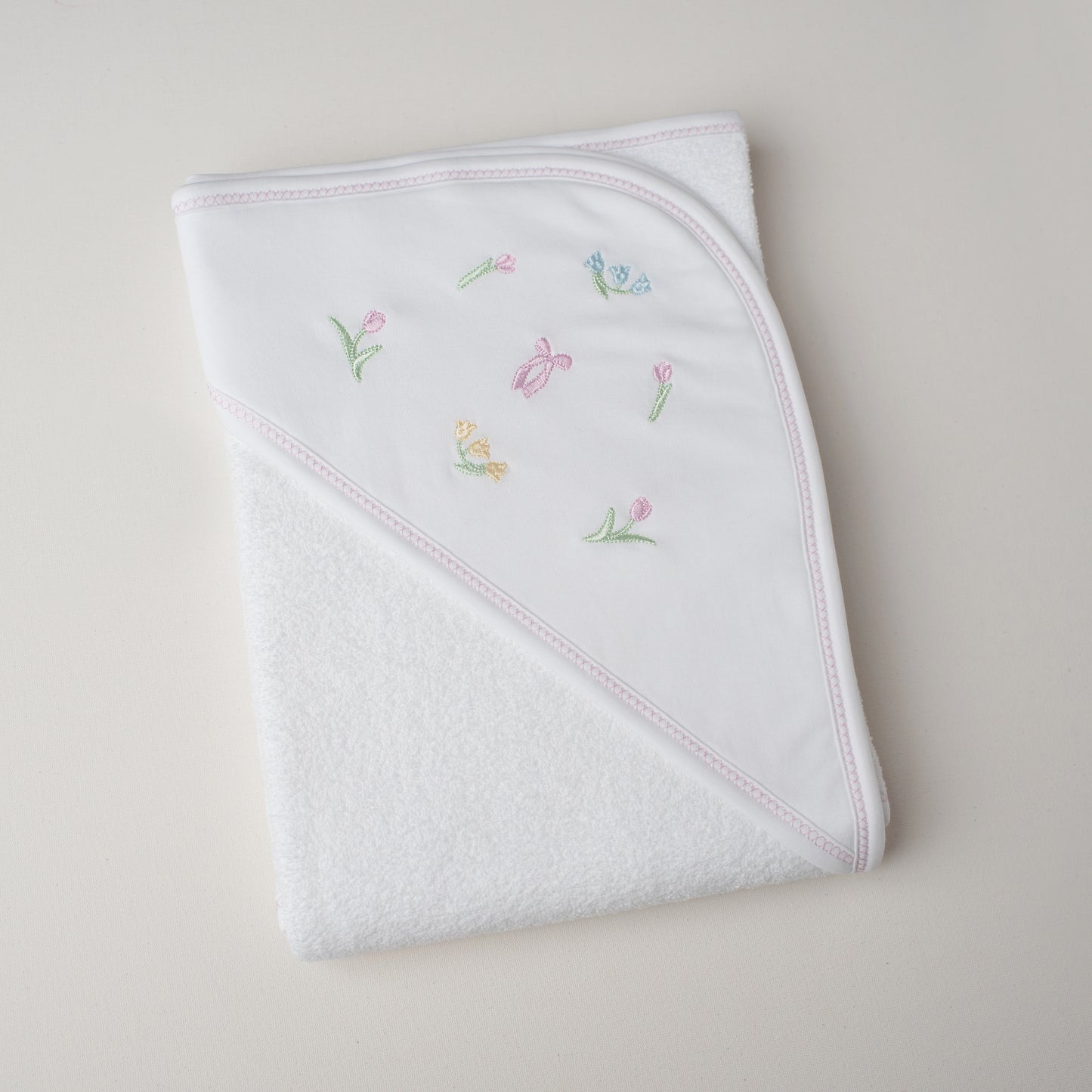 Toalha Felpa Algodão Pima Tulipas