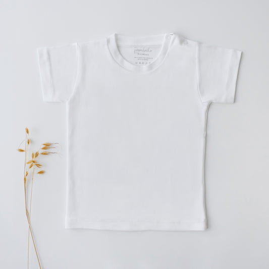 Camiseta Canário Manga Curta Branca