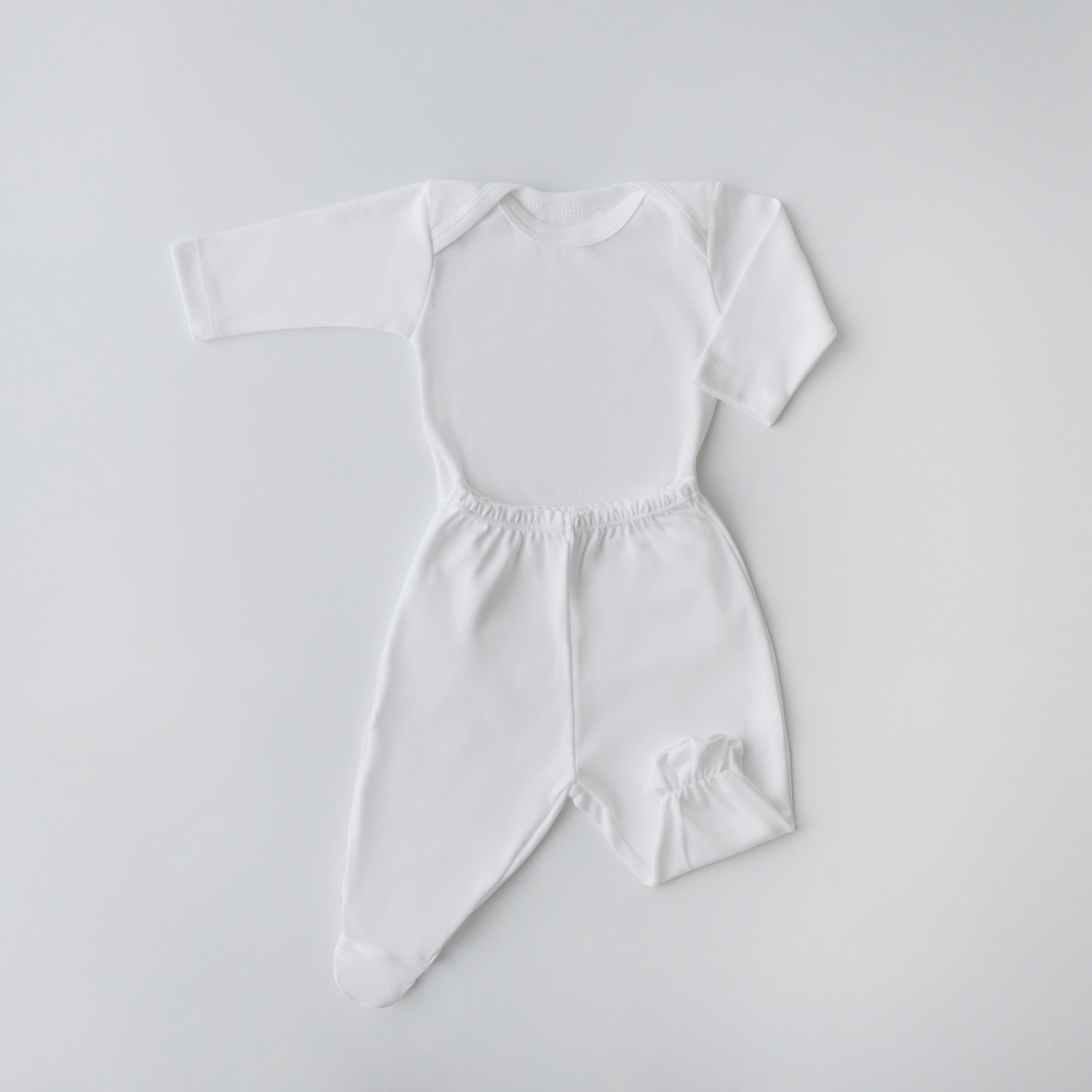 Conjunto Body Andorinha + Culote Branco
