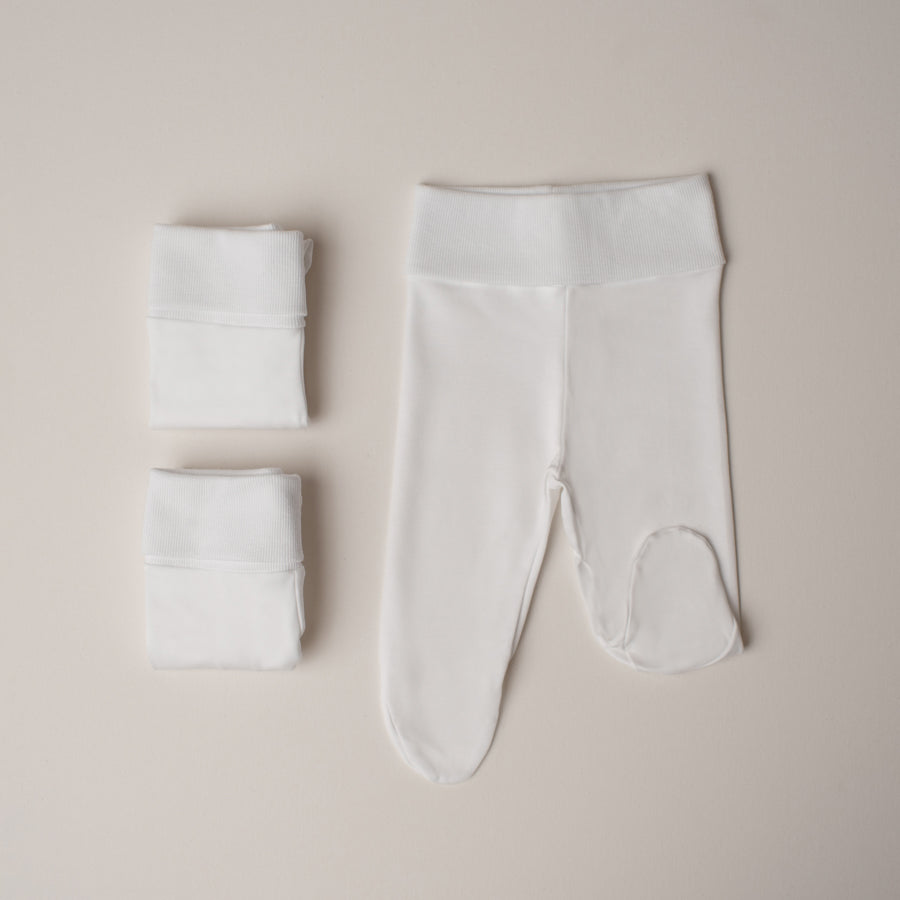 Kit: 3 Culotes Com Pezinho Branco Yoga